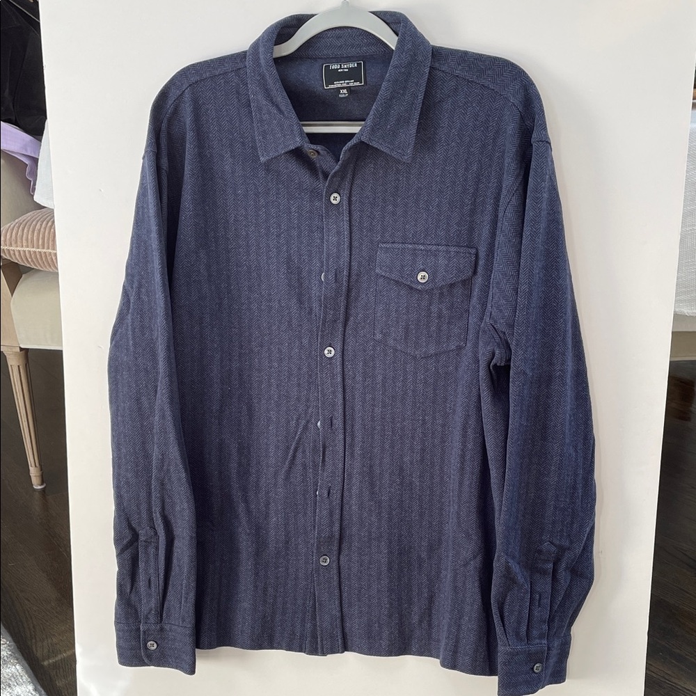Todd Snyder Blue Casual Button Down Shirt